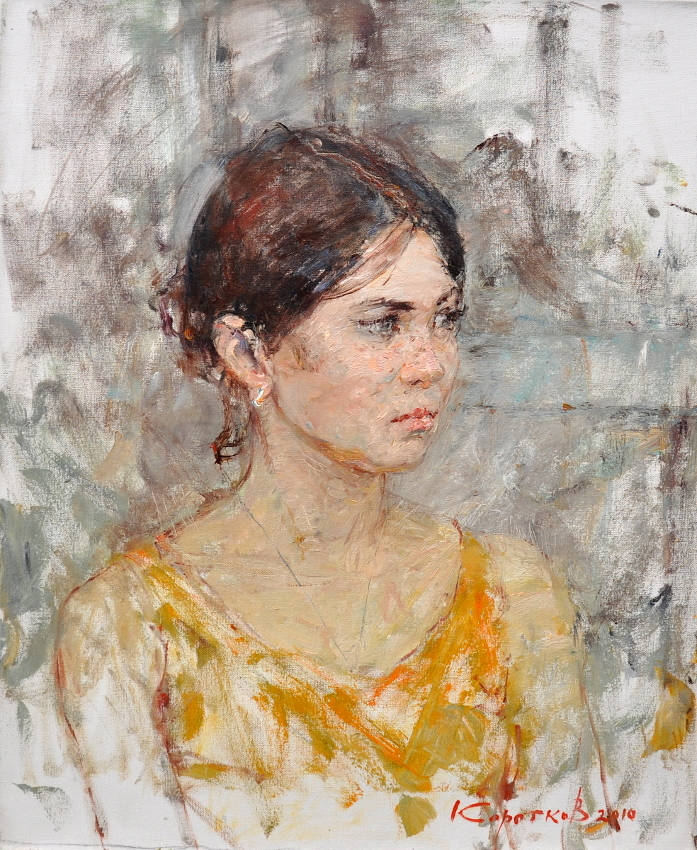 Женский портрет. 50х60см. 2010г.