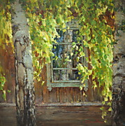 У родного окна. 80х80см. 2012г.(В частной коллекции).