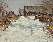 Деревня. 65х80см. 2011г.(В частной коллекции).