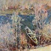 Лодка. 40х40см. х.м. 2015г.
