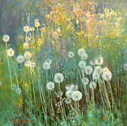 Одуванчики 60х60см. х.м. 2016г.(В частной коллекции).